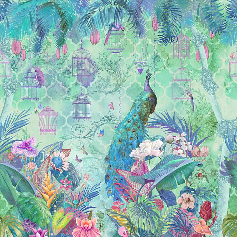 Панно Affresco Wallpaper Part 2 Peacock AB130-COL1
