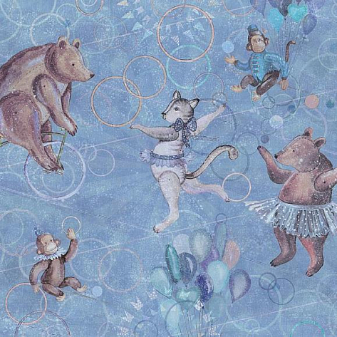 Обои текстильные Factura Circus 6 T коллекции Kids