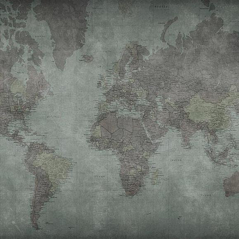 Обои виниловые Factura World Map 7 V коллекции 2022