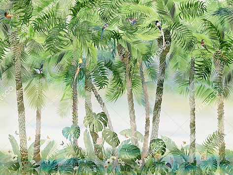 Панно Affresco Wallpaper Part 2 Tropical Vibe MT34-COL4