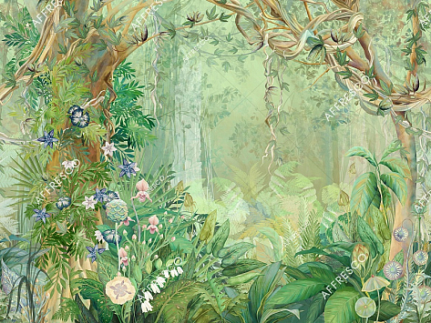 Панно Affresco Wallpaper Part 1 Unreal Forest AB140-COL5