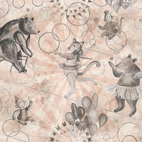 Обои виниловые Factura Circus 5 V коллекции Kids