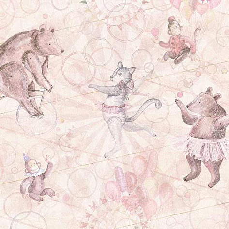 Обои виниловые Factura Circus 2 V коллекции Kids