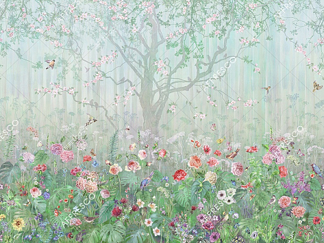 Панно Affresco Wallpaper Part 2 Blooming Woods WP42-COL5