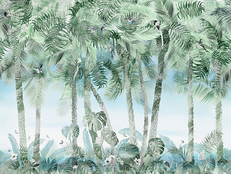 Панно Affresco Wallpaper Part 2 Tropical Vibe MT34-COL2