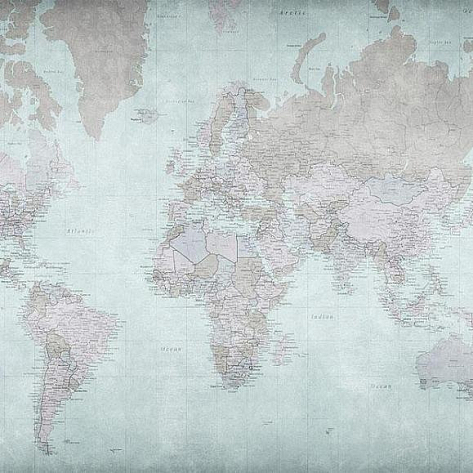 Обои виниловые Factura World Map 4 V коллекции 2022