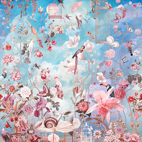 Панно Affresco Wallpaper Part 1 Morning in tsvetarium AB56-COL3
