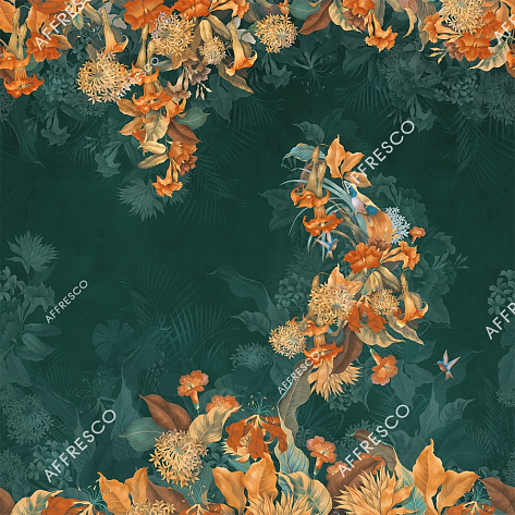 Панно Affresco Wallpaper Part 2 Paradise Bird AF962-COL4