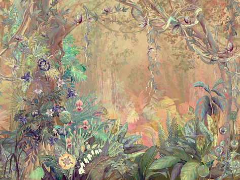 Панно Affresco Wallpaper Part 1 Unreal Forest AB140-COL4