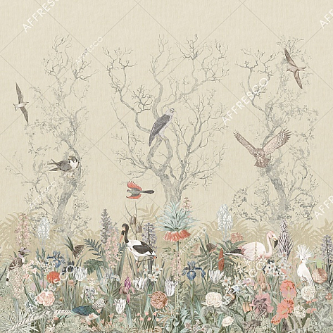 Панно Affresco Wallpaper Part 2 Birds Residence LE25-COL6