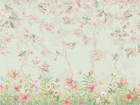 Панно Affresco Wallpaper Part 1 Floral Melody AB50-COL2