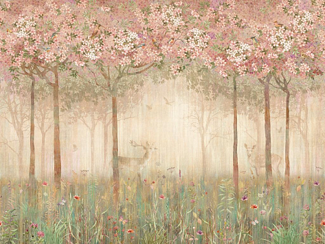 Панно Affresco Wallpaper Part 2 Spring Forest AB49-COL3